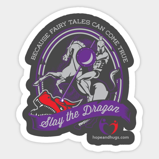 Slay the Dragon Sticker by BarbC